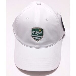 AHEAD GWAA Golf Writers Association of America Performance Hat Cap White ~ New